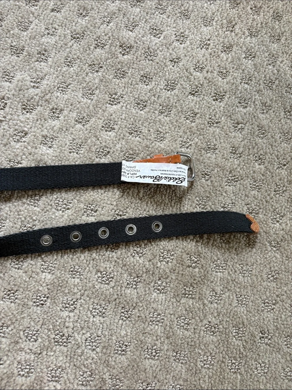 Women's Eddie Bauer Cascade Woven Belt in Navy and White